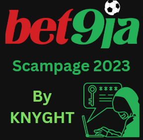Bet9ja Scam Page 2023
